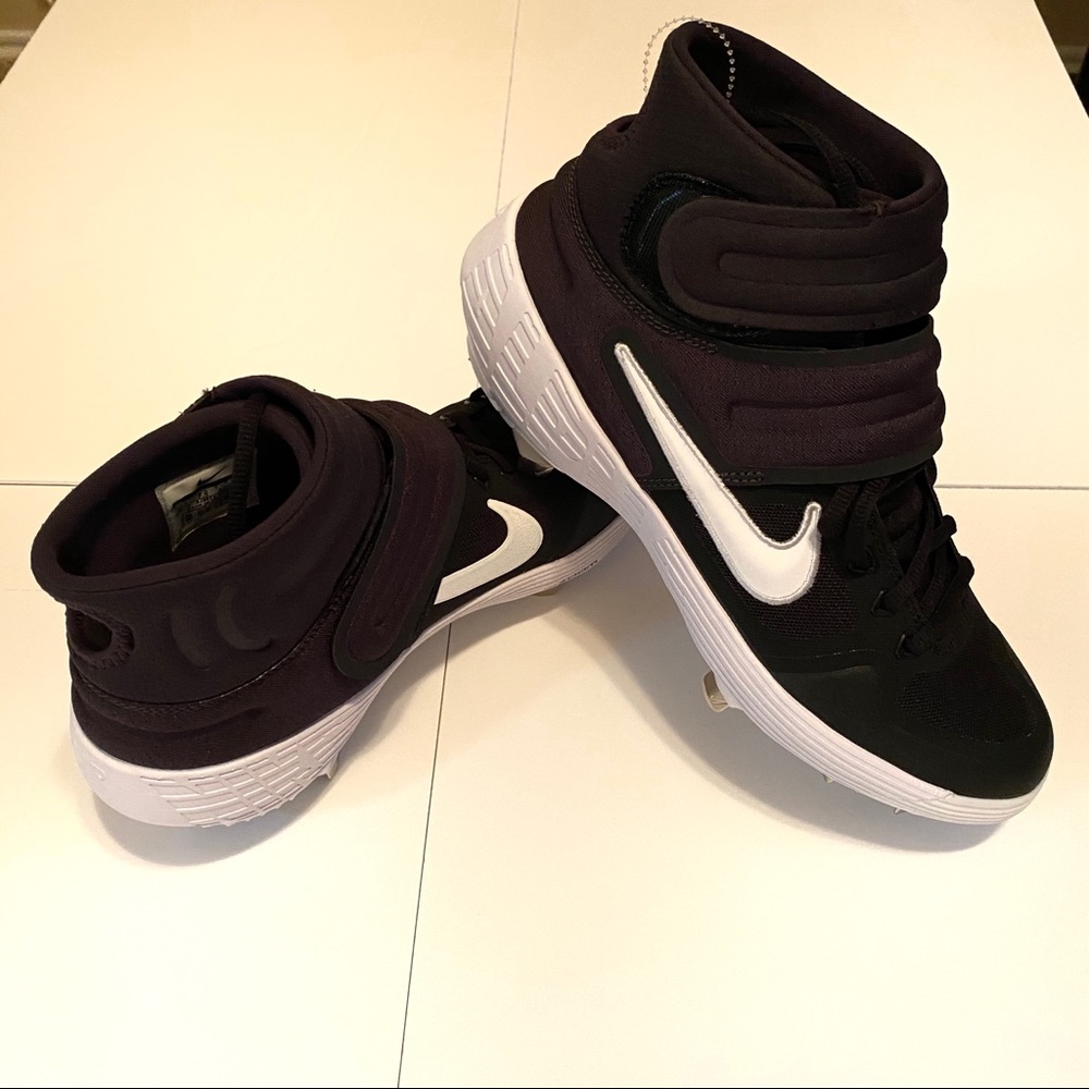 Nike Alpha Huarache Elite 2 Mid Black Cleat